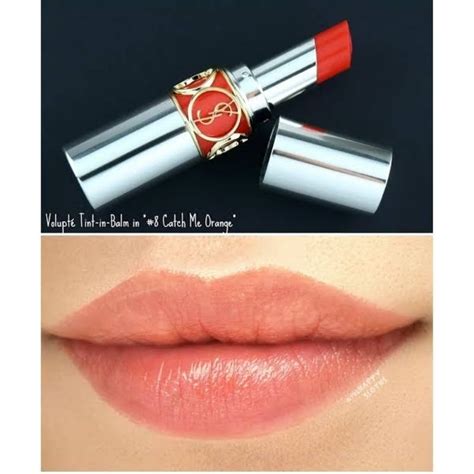 ysl lip tint catch me orange|YSL Catch Me Orange (8) Volupte Tint.